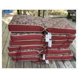 GROUP OF BOMBAY PATIO CHAIR CUSHIONS