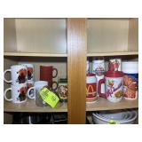 GROUP OF MCDONALDS THEMED MUGS, CUPS, GLASSES