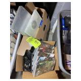 GROUP INCLUDING NINTENDO WII MODEL RVL-001 USA WIT