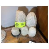 GROUP OF SALT ROCK LIGHTS