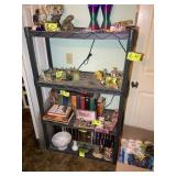 FOUR TIER PLASTIC SHELF 34' X 14' X 54'