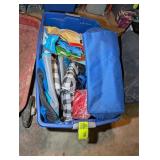 LARGE TOTE WITH MISCELLANEOUS ITEMS SOFT SIDED COO