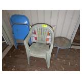 MISCELLANEOUS GROUP INCLUDING FOLDING OUTDOOR CHAI