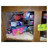 CONTENTS OF TWO DRAWERS AND TOP SHELF OF CABINET B