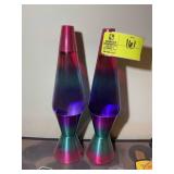PAIR OF LAVA LAMPS