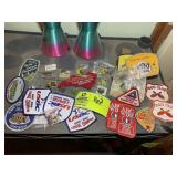 GROUP OF ASSORTED PATCHES AND PINS BOWLING RELATED