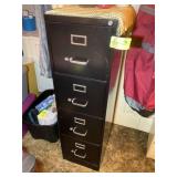 4 DRAWER METAL FILE CABINET, NO CONTENTS