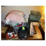 MISCELLANEOUS GROUP INCLUDING THROW PILLOWS, BLANK
