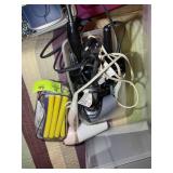 GROUP OF MISC HAIR DRYERS, CURLING IRONS, CURLERS