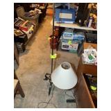 GROUP INCLUDING FLOOR LAMP APPROXIMATELY 60 IN TAL