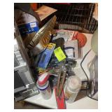 MISCELLANEOUS GROUP OF TOOLS INCLUDING PORTABLE PA