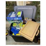 TOTE WITH LARGE ASSORTMENT OF BOARD AND FAMILY GAM