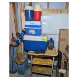 MISCELLANEOUS GROUP INCLUDING RUBBERMAID COOLERS,