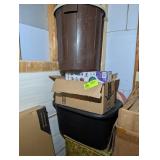 MISCELLANEOUS GROUP INCLUDING TRASH CAN LAVA LAMPS