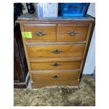 FOUR DRAWER CHEST OF DRAWERS 29 1/2' X 16' X 38'