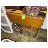 APPEARS TO BE VINTAGE ROLLING TEA CART, 30 IN X 18