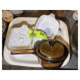 GROUP OF CORNING WARE, BAKING DISHES