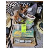 GROUP OF ASSORTED SALT AND PEPPER SHAKERS, NUTCRAC