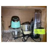GROUP OF SMALL FOOD PROCESSORS