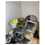 LARGE GROUP OF COUNTERTOP VANITY MIRRORS, UP TO 13