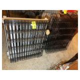 GROUP OF FOLDING PET FENCING, PANELS ARE 24 IN BY