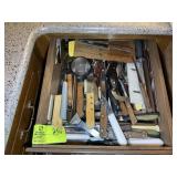 DRAWER WITH MISCELLANEOUS KITCHEN KNIVES, PAMPERED
