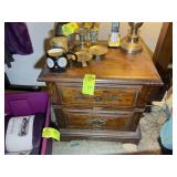 2 DRAWER NIGHT STAND, 23.5 IN X 16 IN X 24 IN, NO