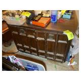 VINTAGE TWO-DOOR SIDE TABLE 29 IN BY 24 IN BY 21 I