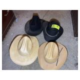 GROUP OF MISC COWBOY STYLE HATS, PIGALLE SUPER LIN