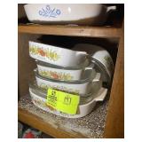 GROUP OF VINTAGE CORNING WARE SPICE OF LIFE DISHES