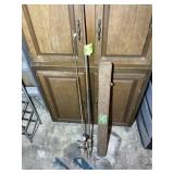 GROUP OF VINTAGE FISHING POLES, SHAKESPEARE ACME 1