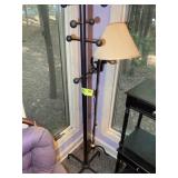 METAL COAT RACK APPROXIMATELY 70 IN TALL AND METAL