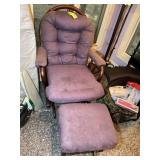 BEST HOME FURNISHINGS GLIDER ROCKER WITH OTTOMAN
