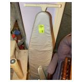 MISCELLANEOUS GROUP INCLUDING IRONING BOARD IRON A