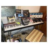 MISCELLANEOUS GROUP INCLUDING KORG SP-250 ELECTRIC
