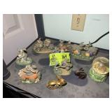 GROUP OF CHARMING TAILS, RABBIT FIGURINES