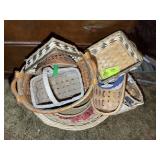 GROUP OF WICKER BASKETS