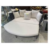 GLOSTER OVERSIZED PATIO LOUNGE SOFA WITH OVERSIZED
