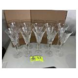 GROUP OF WATERFORD CRYSTAL CHAMPAIGN FLUTES, APPRO