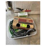 GROUP OF MISC YARD RELATED ITEMS, WASP AND HORNET