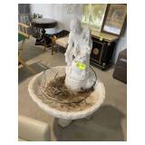 LARGE CONCRETE FOUNTAIN, 3 PCS, 50 IN TALL, WILL T