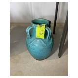 BLUE POTTERY VASE BY BEN OWEN III APPROX 24.5 IN T
