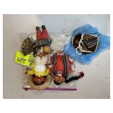 GROUP OF MISC SOUVENIR FIGURINES AND DOLLS