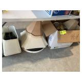 LARGE GROUP OF MISC LAMP SHADES