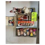 GROUP OF MISC SOUVENIR DOLLS, GREEK, ETC
