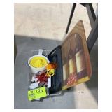 GROUP OF KITCHEN RELATED ITEMS, CUTTING BOARDS, JU