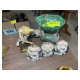 GROUP OF MONKEY FIGURINES