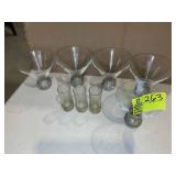 GROUP OF MISC RHINESTONE GLASSWARE