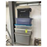 GROUP OF MISC EMPTY STORAGE TOTES