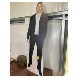 CARDBOARD CUT OUT OF CHANNING TATUM, APPROX 72 IN